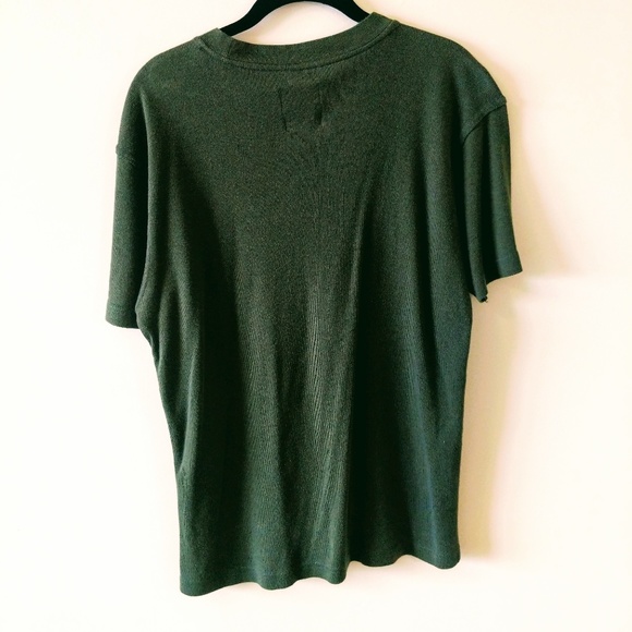 Bruno B Olive Green Thick Mens shirt - Picture 2 of 3